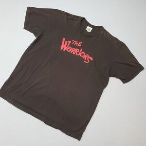 The Warriors (Rockstar) PS2 Video Game Brown T-Shirt Sz XL EXTREMELY RARE!!!